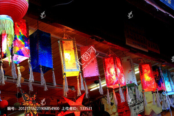 夜市夜景