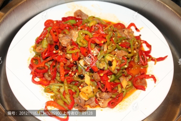 爆炒羊肉盤裝