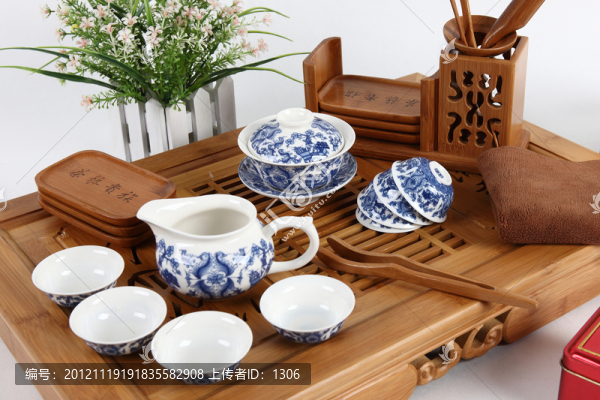 青花茶具