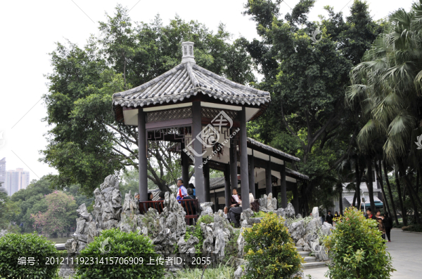荔灣湖公園,亭臺(tái)樓閣