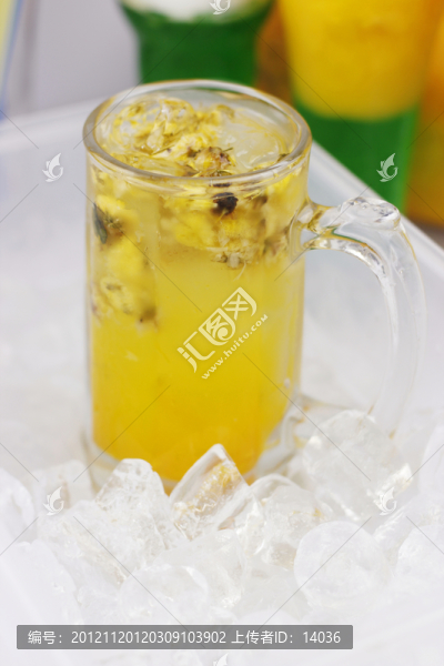 菊花冰橙茶