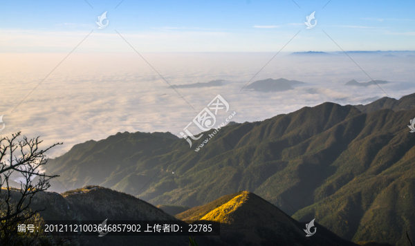 高山看海