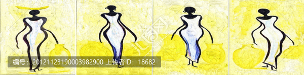 裝飾畫(huà),無(wú)框畫(huà),油畫(huà),女人