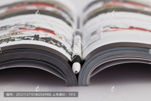 打開的書