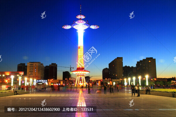 都市廣場夜景