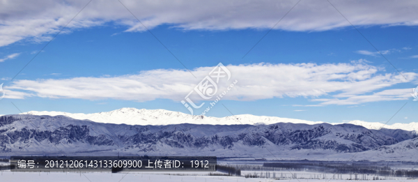雪山,寬幅