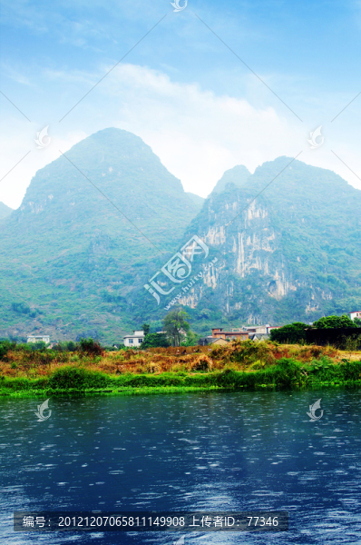 陽朔遇龍河風光