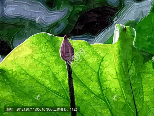 裝飾畫,,荷花