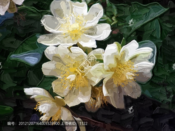 裝飾畫,花卉