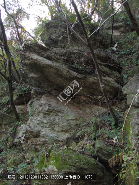懸崖石壁,明光老嘉山風(fēng)光