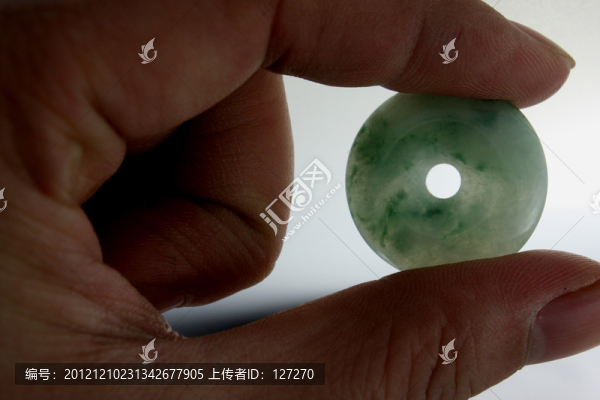 翡翠,翡翠平安扣,翡翠圖片