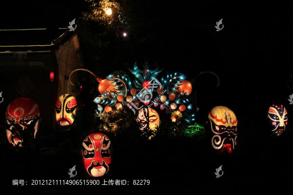 臉譜花燈