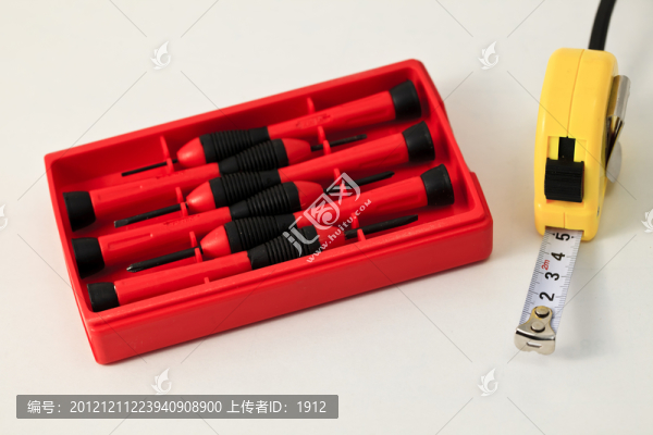 螺絲刀,卷尺