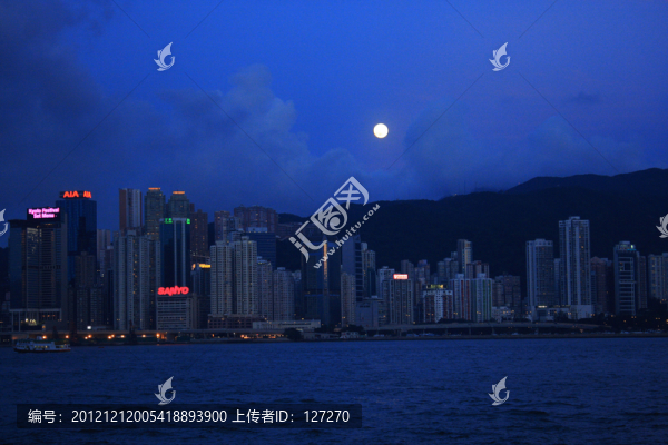 香港,香港夜景,香港維多利亞港,香港大都會(huì)
