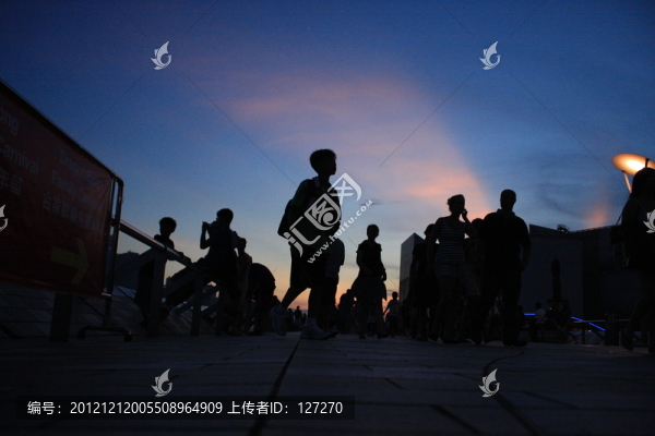 香港,香港夜景,香港維多利亞港,晚霞