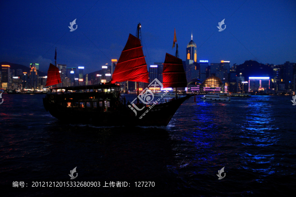 香港,香港夜景,香港維多利亞港,香港大都會(huì)