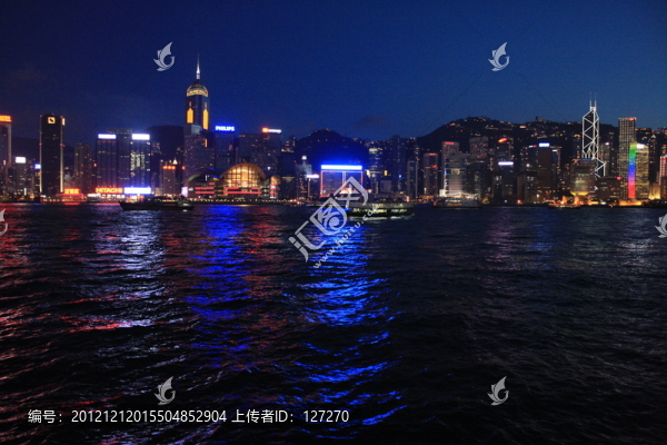 香港,香港夜景,香港維多利亞港,香港大都會