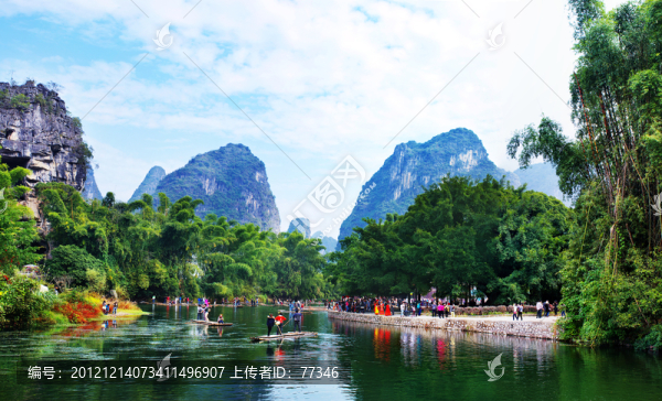 陽朔大榕樹景區(qū)風(fēng)光