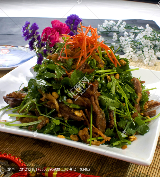 香菜牛肉絲