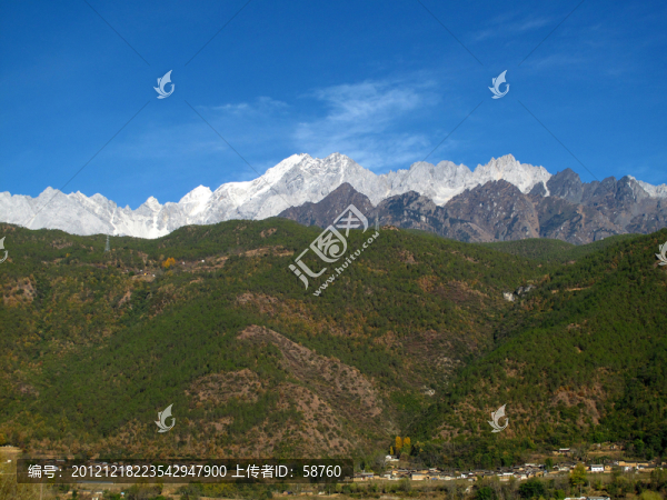 哈巴雪山,人家