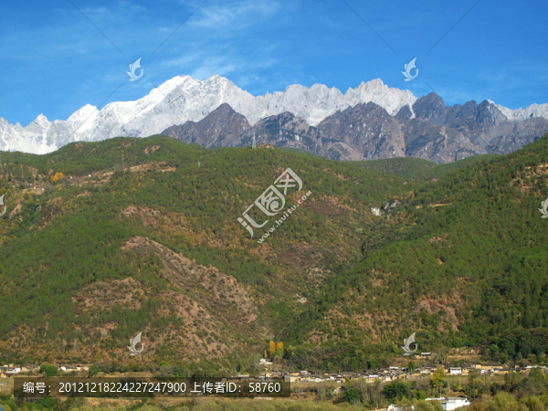 哈巴雪山,山腳人家
