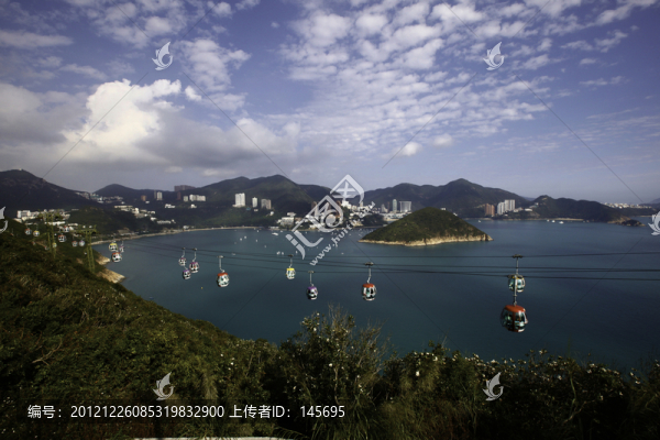 香港太平山俯瞰灣區(qū)