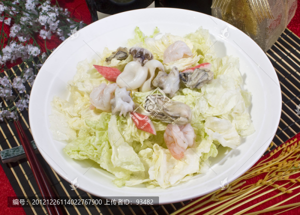 海鮮大白菜,燉白菜