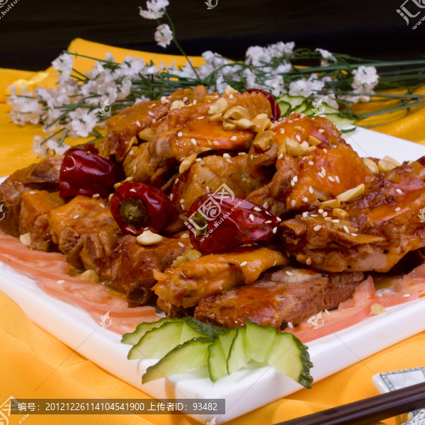 雞翅排骨,香辣雞翅排骨