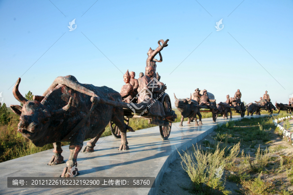 組雕,牧民轉(zhuǎn)場