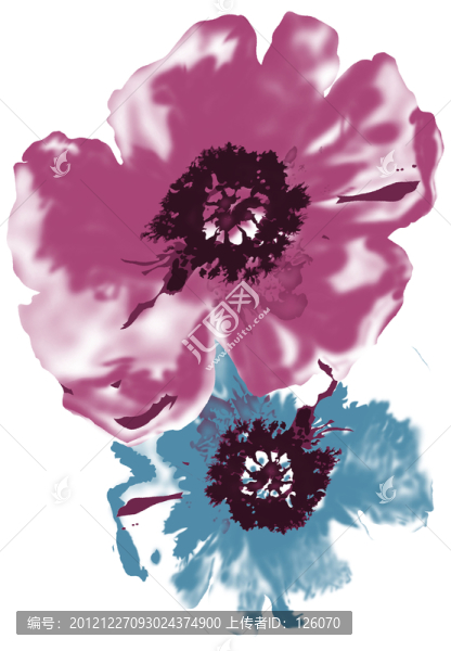 花卉素材數(shù)碼印花