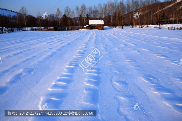 農家冬雪