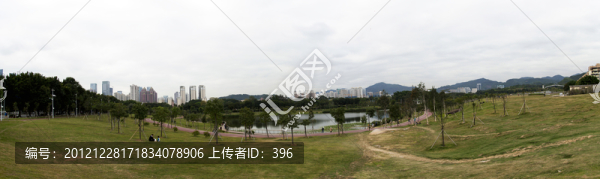 深圳市中心公園全景圖