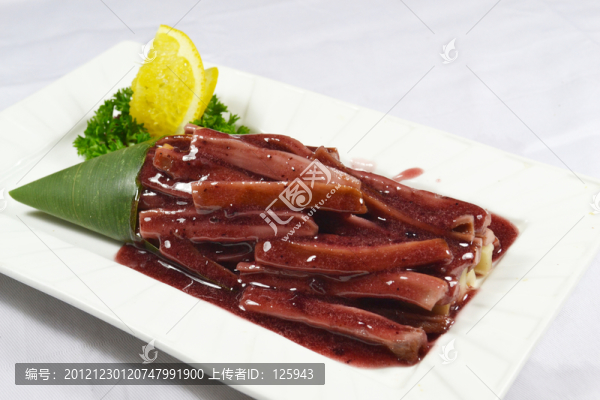 美食照片,藍莓手撕藕