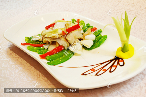 美食攝影,菜譜照片,油泡雙脆