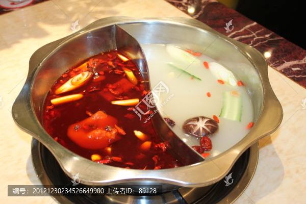 火鍋鍋底,鴛鴦鍋