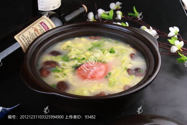 飛蟹煲白菜