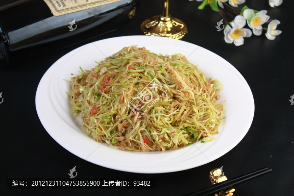 大頭菜炒粉絲