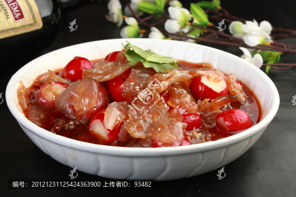 水蘿卜拌蟄頭