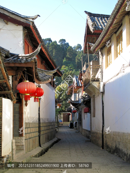云南麗江,納西風(fēng)格建筑