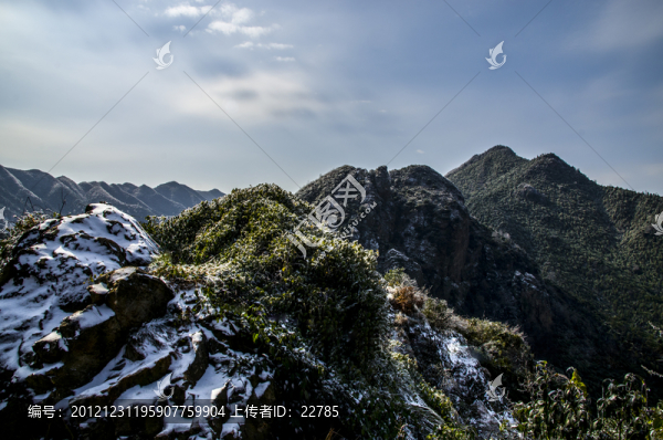 高山,雪花