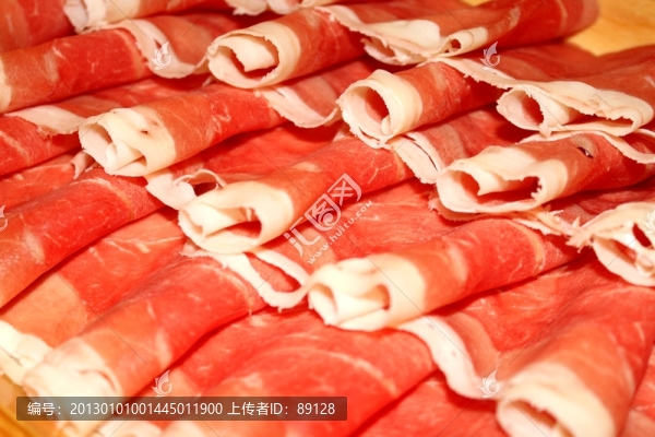 羊肉卷特寫