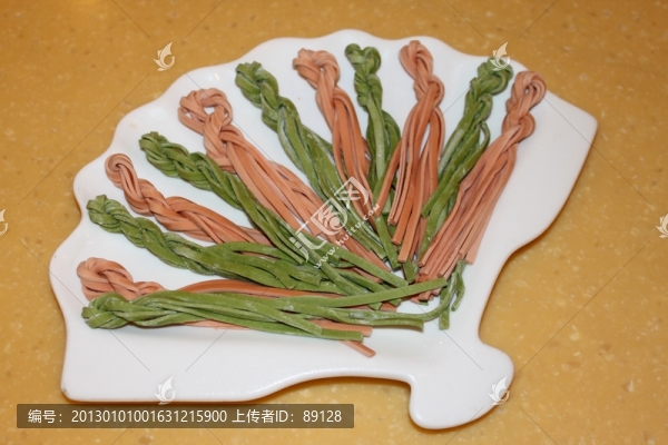 火鍋配菜,雙色面