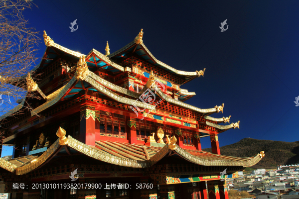 香格里拉,龜山大佛寺