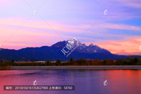 麗江清溪水庫,晨曦