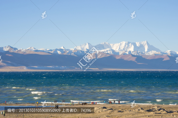 納木錯,清晨