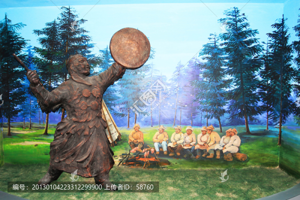 鄂倫春族獵人,模擬
