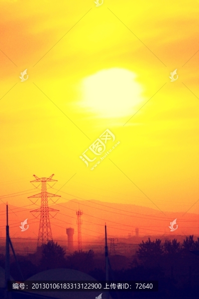 夕陽西下