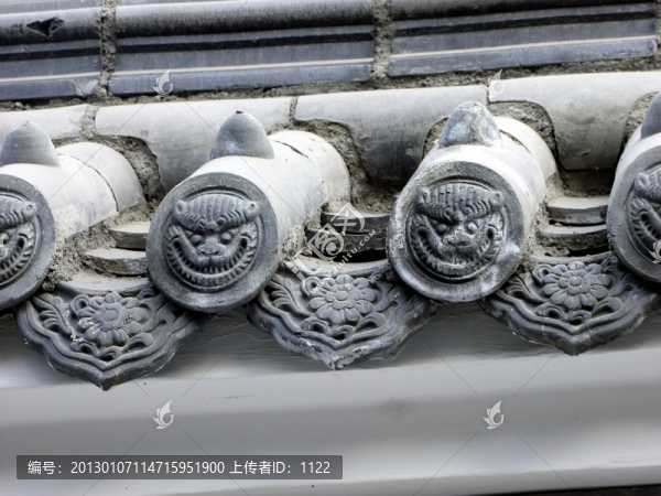 仿古,房檐