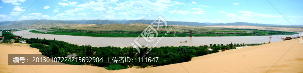 寧夏沙坡頭風光