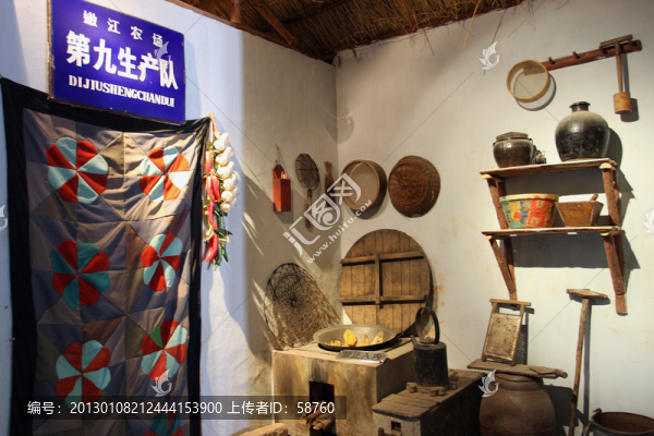 復(fù)原的知青生產(chǎn)隊陳設(shè)